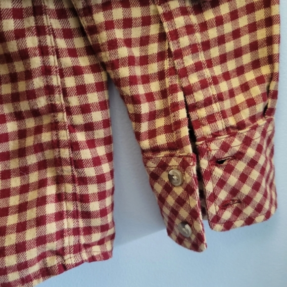 Aritzia Tna Brisco Blouse Checkered Flannel Button Down - Picture 5 of 10